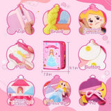 Busy Book for Toddlers 1-3,Montessori Princess Book with Various Activities for Girls,Educational V1369-AZ3-W-21536