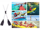Kayak Paddles, 2Pcs Aluminum Alloy Boat Oars, 50 inch Detachable Paddles for Boating, Canoeing, V1192-AZ-W-33742