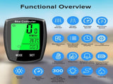 Bike Computer and Bicycle Odometer Wireless MPH KM/H Bikeometer with Automatic Wake-Up Cycling V1366-AZ2-W-24252