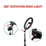 10" LED Selfie Ring Light with 1.6M Tripod Stand Phone Holder Photo Live Makeup V63-834721