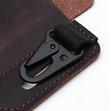 Handmade Leather Multitool Sheath, EDC Belt Pocket Organizer, Flashlight Holster, Storage Belt Waist V1370-AZ4-05825
