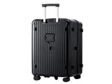 Wanderlite 28" Trunk Luggage Suitcase Travel 5 Wheels Type-C Port TSA Black LUG-ABS-TRUK-28-BK
