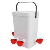 Large Capacity Automatic Chicken Waterer and Feeder Set 12 Liter Portable Poultry Automatic Waterer V1294-YM0703-3111230123211