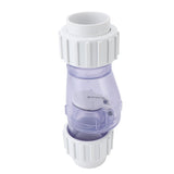 Pool Check Valve Professional 1.5 Inch Transparent Swimming Pool Check Valve Swimming Pool Equipment V1294-YM0901-3111240188511