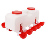 10L Chicken Waterer Semi Automatic Poultry Water Feeder Chicken Coop Accessories for Ducks Goose V1294-YM0710-3111230252111