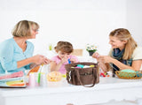 Corduroy Yarn Storage Bag With Metal Grommets And Multiple Pockets, Portable Crochet And Knitting V1237-ZY-807-157
