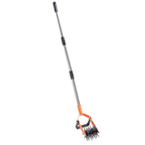 Garden Cultivator Tool Stainless Steel Lawn Reseeding Garden Tool Adjustable Handle Garden Soil V1294-YM0901-3111240306212
