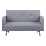 Picasso 2 Seater Fabric Sofa Lounge Couch Light Grey V315-VOL-PICA-03