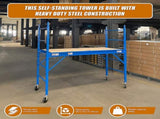 Mobile Safety High Scaffold / Ladder Tool -450KG V63-821193