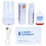 UShaped Ultrasonic Toothbrush Waterproof USB Charging with Toothpaste Cup Electric Toothbrush V1294-YM0901-3113210047811