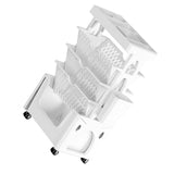 Rolling Mobile Bookshelf with Wheels 5 Tiers Large Capacity Strong Load Bearing Capacity Utility V1294-YM0710-3117230263111