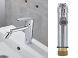 Bath Basin Faucet Rotation Cold Hot Water Sink Copper Mixer Tap for Bathroom KitchenUS Standard 9/16 V1294-YM0901-3112200135111