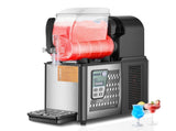 Commercial Slushy Machine, 4L Single Tank Frozen Drink Machine, 16 Cups Stainless Steel Margarita V952-SYXRJX14LDGD1123BV3