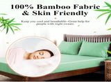 Shunjie.Home Bamboo Fitted Sheet Only Full Size, 400 Thread Count, 16" Deep, Super Soft, Beige V1192-AZ-W-24978