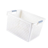 Plastic Storage Basket Rectangular Multifunctional Portable Hollow Desktop Storage Bins with Handle V1294-YM0901-3117240036511