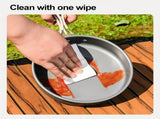 Portable & Foldable Outdoor Cookware Set - Lightweight Camping Pot, Pan, Kettle & Tableware for V888-ELOSUNG42438