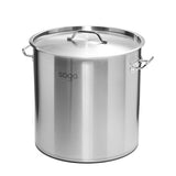 SOGA Stock Pot 21L Top Grade Thick Stainless Steel Stockpot 18/10 SOGASTOCKPOT30CM21L