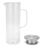 1100ML Cold Water Bottle Transparent Cold Water Pitcher Juice Jug with Lid for Home UseStainless V1294-YM0901-3118210130912