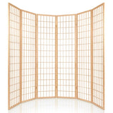 Artiss 6 Panel Room Divider Screen 261x179cm Natural RD-4019-6P-NT-AB