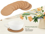 100Pcs Wood Drink Coaster Tea Coffee Cup Mat Pad Wood Tableware Home Decor V1294-YM0727-JY12740-03