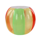 Inflatable Bumping Ball Foldable Portable Body Bubble Ball 90x75cm for Party Games Red Yellow Green V1294-YM0901-3111230181713