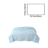 Green Lightweight Comforter Full Size 59x79 Inch - Soft Washed Summer Quilt for Bed - Breathable All V1366-AZ2-W-27080