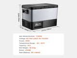 Portable Car Refrigerator Freezer Compressor 55L Dual Zone for Car Home V952-WLCZBXX55LSM46682V3