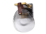 Clear Shell Shape Wall Sconce Light Modern Wall Lamp with Glass Lampshade for Living Room Bedroom V1294-YM0901-3119240095911
