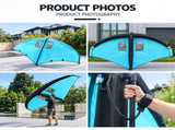 Inflatable Wing Foil Surfing Wing with Carbon Fiber Handles, 30D Nylon Canopy and Transparent V1341-ZY-V9VYDV4Y-HANDPUMP