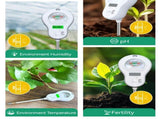 6in1 Multi-Function Soil Moistures Tester Temperature/PH/Humidity/Moisture/Sunlight/Fertility V1258-DP02-C-262