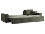 Sarantino Caliana Reversible L Shape Sofa Bed with Storage & Backrest - Green SOFA-MLM-326-GN