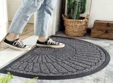 Rubber - Semi-circular - Outdoor Anti-slip Washable Doormat - Rain - Outdoor - Indoor V1188-NK-BOL-18