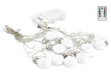 Porch Lights Outdoor 60LED G50 Bulb Light String Remote Control 8 Lighting Modes IP45 Waterproof LED V1294-YM0901-3119210110411