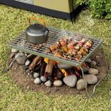 Grillz Portable BBQ Grill Charcoal Smoker Foldable Camping Outdoor BBQ-ST-GRILL