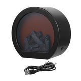 Fireplace Lantern Soft Light Energy Saving USB Rechargeable Simulation LED Flame Fireplace Lamp Home V1294-YM0626-3119230008011