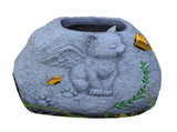 Innovative Angel Cat Succulent Small Planter Pet Memorial Garden Animal Tombstone Sacrificial Stone V1294-YM0901-3111240170511