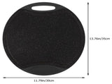 Easy-to-Use Black PP Cutting Board for Kitchen Sturdy and Reusable V1370-AZ4-08606