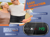 Heated Waist Belt with Vibration Massage Infrared Heat Therapy, 3 Temp Levels, Rechargeable & V1232-HGDRHYD002
