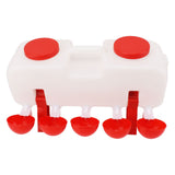 10L Chicken Waterer Semi Automatic Poultry Water Feeder Chicken Coop Accessories for Ducks Goose V1294-YM0710-3111230252111