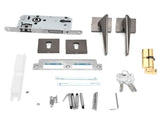 Split Door Lock Handle Kit Modern AntiTheft Door Lockset for Home Bedroom Bathroom Office V1294-YM0901-3114210070711