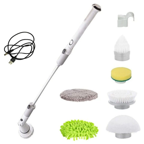 GOMINIMO Electric Spinning Scrubber 2000 mAh 6 Brush Set V227-3720402103001