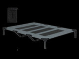 Pawz Elevated Pet Bed Raised Dog Bed Large Cooling Bed PT1348-BK-AU