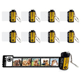 8 Pack Sublimation Memory Film Roll Keychain, Double Sided Sublimation Blank Camera Film Roll V1192-AZ-W-22797