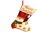 3 pack Snowman-shaped Christmas stocking45cm high fabric gift bags, suitable for decorating V888-ELOSUNG56335-3