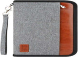 Travel Passport Wallet Family Passport Holder Documents Organizer with RFID Blocker for Men & Women V1259-DP01-A-3767