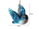 1 Set Decorative Resin Birds Pendant - Multicolor V1263-JX-936