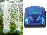 Powerful Fish Tank Air Pump Quiet Operation Double Outlets with Bubble Stone Aquarium Supplies V1294-YM0901-3111200312012