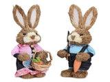 Rustic Easter Home Decor - Bunny Figurine Party Supplies V1294-YM0710-230131TW03