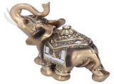 Resin Elephant Statue Figurine Crafts Desktop Ornaments for Home Living RoomGold L 16.5x8x16cm V1294-YM0718-3115200145211