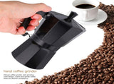 300ml Espresso Maker Aluminum Coffee Pot Brewer, 6 Cup Capacity, Black Finish for Rich Coffee V1192-AZ-W-28532